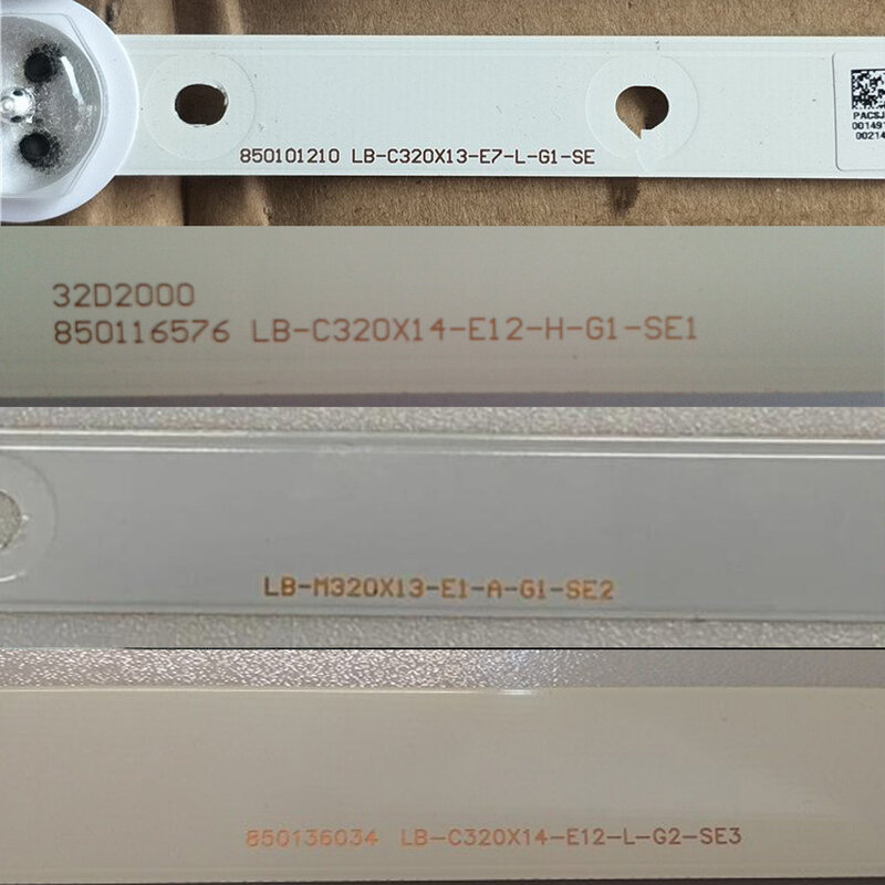 LED TV الإضاءة ل ERISSON 32LEC2000 عمود إضاءة LED شريط إضاءة خلفي خط الحكام SVJ320AK3 SVJ320AL1 SVJ320AG2 LB-C320X14-E12-L-G2