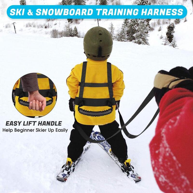 متعددة الوظائف التزلج حزام الأمان موثوقة التوجيه الآمن عالية الجودة الأطفال تزلج حزام الكتف مع حبل الجر