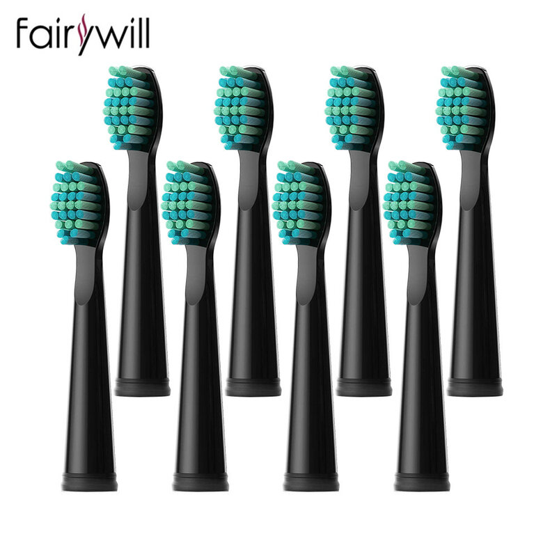 Fairywill- فرشاة الأسنان الكهربائية استبدال رؤساء مجموعات ، فرشاة الأسنان الكهربائية ، FW-507 ، FW-508 ، FW-917