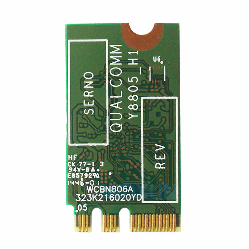 بطاقة محول لاسلكية ل QCA9377 QCNFA435 QCNFA 435 802.11AC بلوتوث 4.1 433 متر 2.4 جرام/5 جرام واي فاي WLAN بطاقة