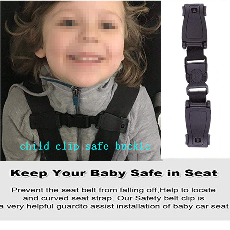 دائم تسخير الصدر كليب مشبك آمن سيارة سلامة الطفل مقعد حزام حزام للطفل الاطفال الأطفال شريط للتأمين 16 سنتيمتر اكسسوارات السيارات