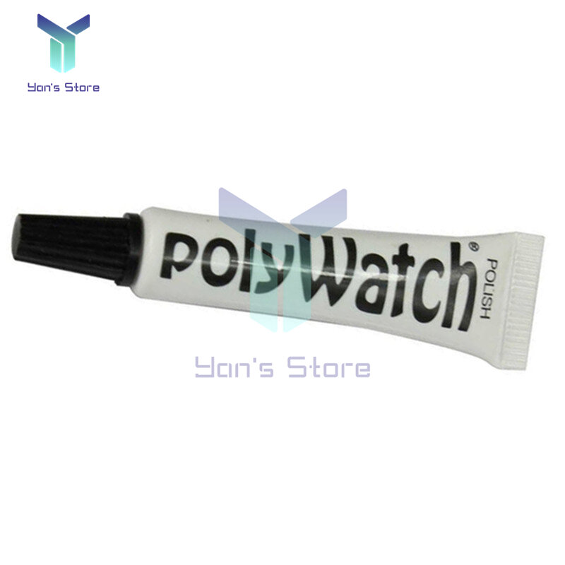 Polywatch أداة إصلاح 5 جرام ساعة البلاستيك الاكريليك الزجاج مسح ساعة تلميع لصق خدش مزيل نظارات إصلاح الرملي لصق