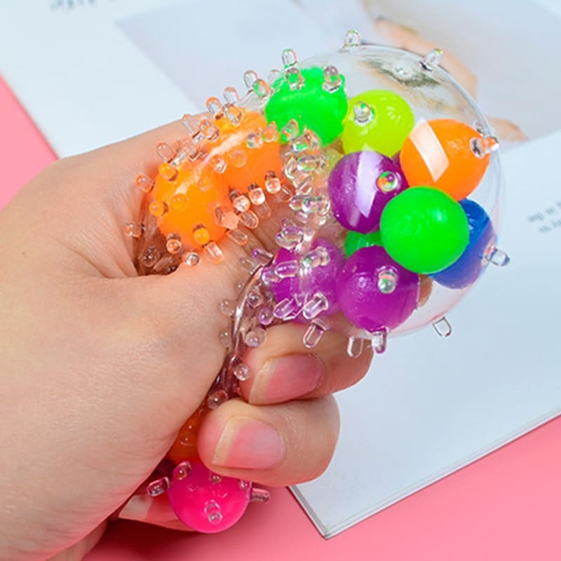6 سنتيمتر لدغ لينة لطيف الكرة الملونة بسط الاطفال الضغط اللعب دمية بلاستيكية الرجال النساء اليد تململ تخفيف الإجهاد الأطفال هدية