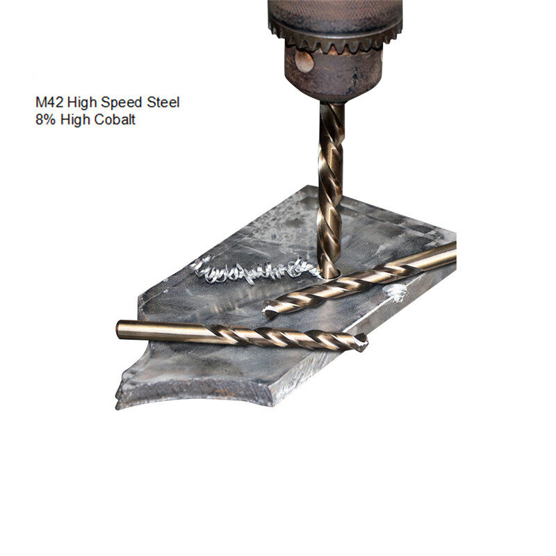 OIMG M42 HSS-Co تويست عدة حفر 8% عالية مثقاب الكوبالت صلابة 68-70 HRC ل الفولاذ المقاوم للصدأ الخشب المعادن أدوات النجارة
