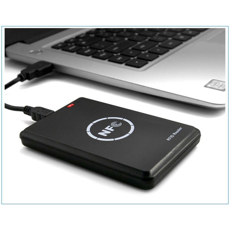 قارئ البطاقة الذكية لتحديد الهوية بموجات الراديو NFC ، الناسخ الناسخ ، مفتاح فوب ، الكاتب ، مبرمج مشفر ، USB ، UID ، T5577 ، EM4305 ، 125KHz ، 13.56MHz