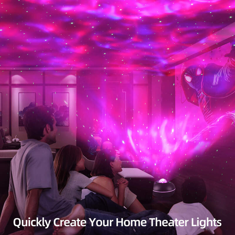 الذكية واي فاي غالاكسي العارض LED ستار ليلة ضوء الوقت الإعداد المنزل مسرح حفلات أجواء الإضاءة يعمل مع أليكسا جوجل A