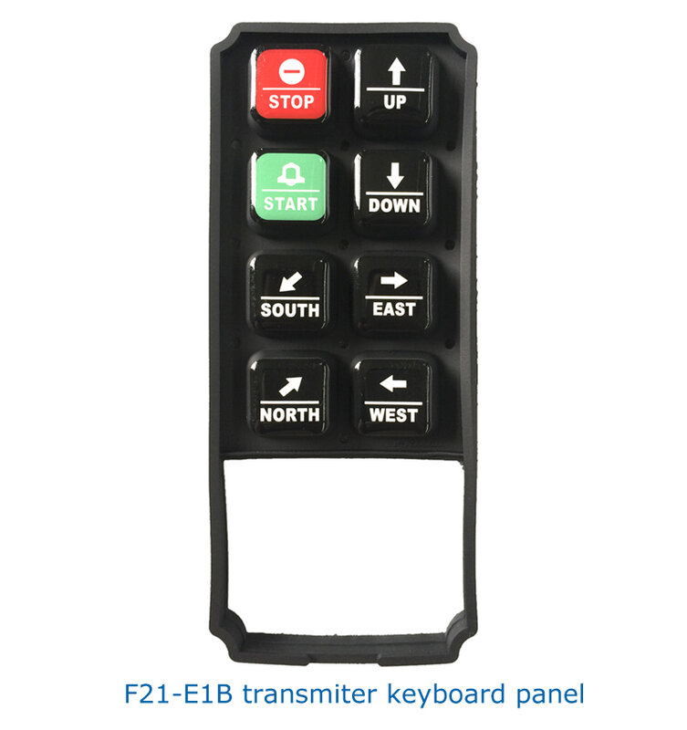 Telecontrol الصناعية اللاسلكية التحكم عن بعد كرين F21E1B F21-E1B الارسال السيليكا هلام لوحة المفاتيح الأزرار لوحة