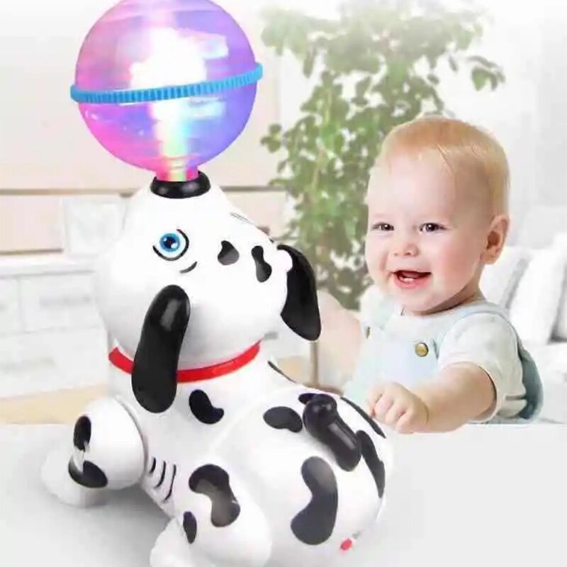 الأطفال الكهربائية الرقص الكلب الموسيقى اللعب روبوت الكلب اللعب التفاعلية جرو روبوت الحيوانات الأليفة هدايا للبنين والبنات 3-9 سنة