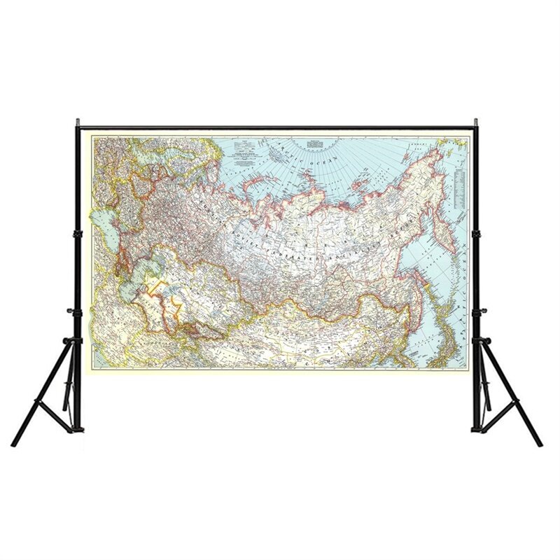 1 قطعة خريطة روسيا الإبداعية 1944 روسيا خريطة الجدار ملصق 90*60 سنتيمتر Vintage ديكور المنزل ملصقات جدار الملصقات والمطبوعات