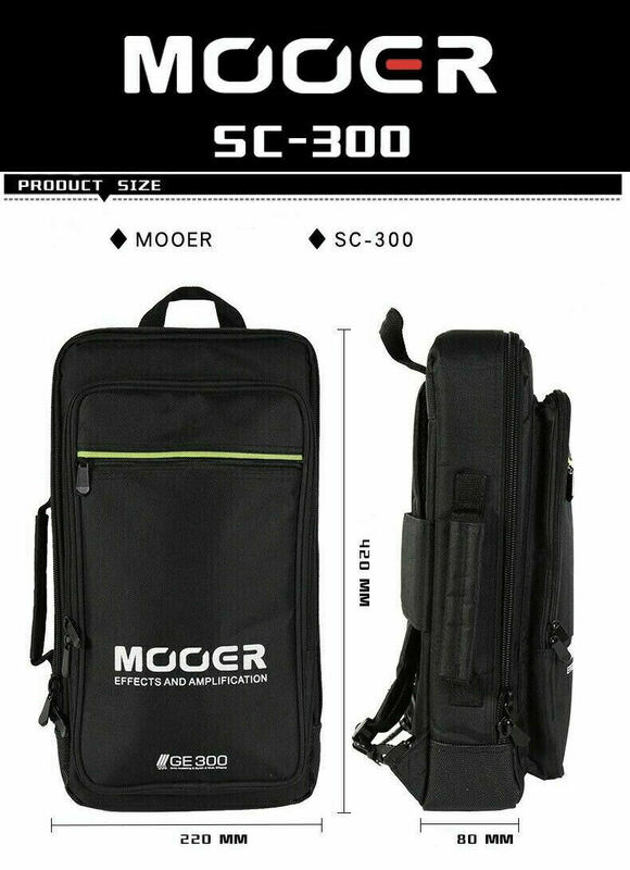 حقيبة Mooer ل GE300, تأتي مع أكسسوارات دواسة المؤثرات للجيتار ، وحقيبة حمل ناعمة SC300