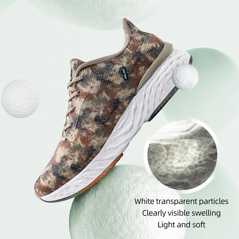 حذاء رياضي للركض ماركة ONEMIX 2023 حذاء غير رسمي مريح عاكس من الجلد حذاء تنس رياضي للرجال حذاء رياضي للركض بتصميم كلاسيكي مبركن