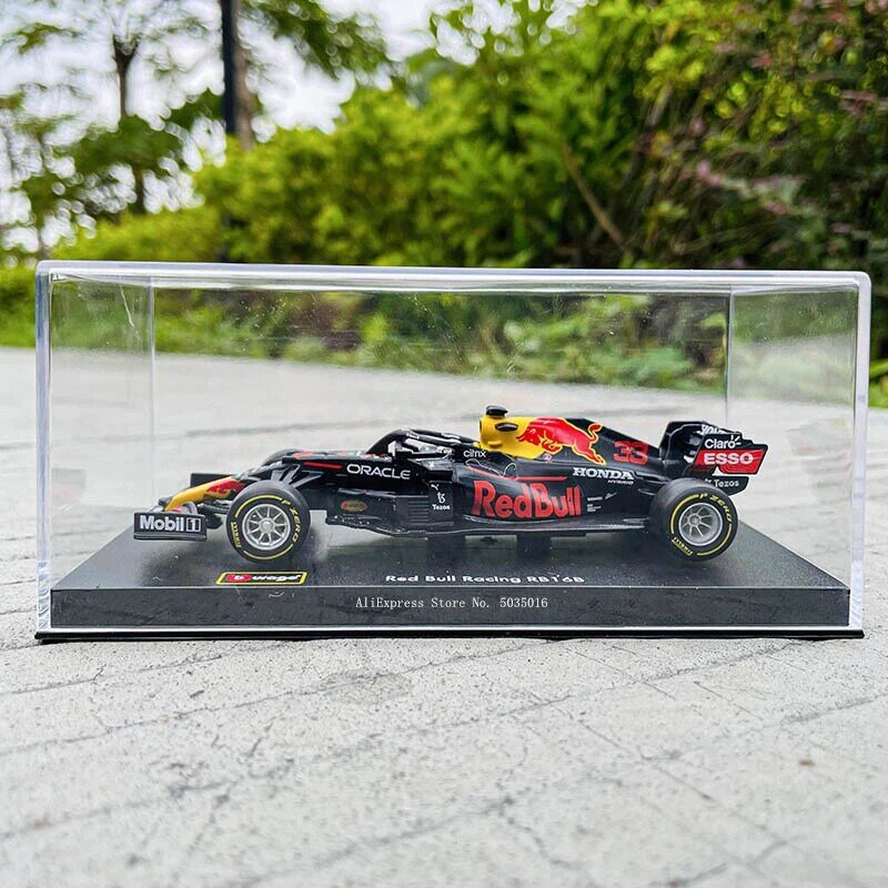 Bburago 1:43 2021 F1 ريد بول سباق RB16B 33 # Verstappen سباق نموذج محاكاة سيارة نموذج سبيكة سيارة لعبة مجموعة هدية