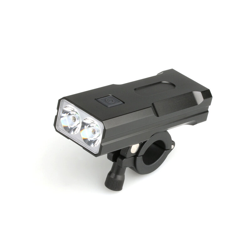 عالية الطاقة 2xT6 LED نوع-C USB قابلة للشحن 5000mAh دراجة شحن ليلة الدراجات مصباح إضاءة لعجلة الجبال IP65 مصباح يدوي BC32