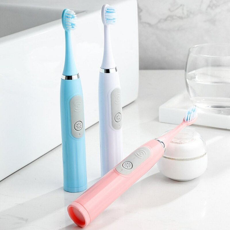 فرشاة أسنان كهربائية للكبار ، فرشاة أسنان كهربائية بالموجات فوق الصوتية ، مقاومة للماء ، أوتوماتيكية