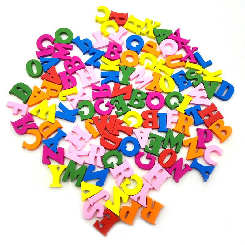 100 قطعة/المجموعة لعبة الألغاز الأبجدية/عدد خشبية اللغز الطفل الذكاء التعليمية ToyToy
