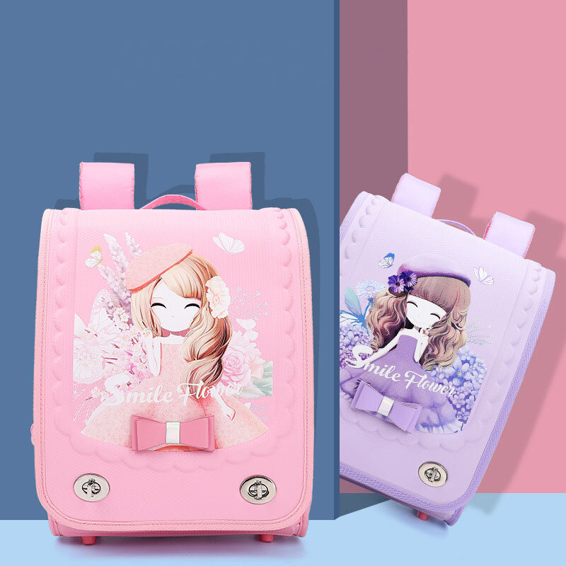 حقيبة ظهر جديدة للأطفال حقيبة مدرسية ابتدائية للبنات من سن 1 إلى 3 حقائب للبنات والأطفال حقيبة جميلة للأطفال من سن 6 إلى 10 سنوات