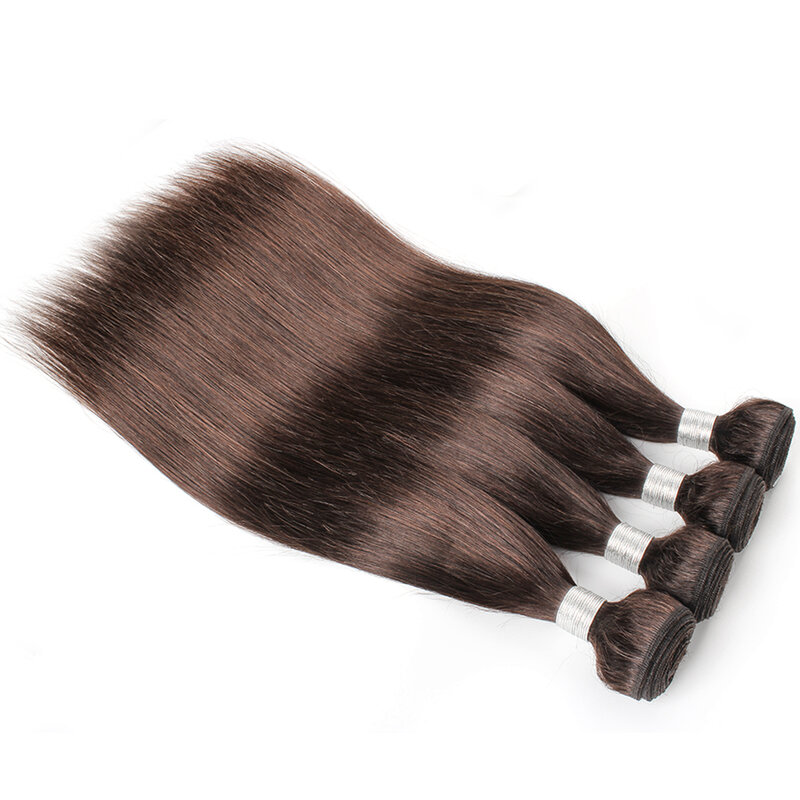 كيشاير-خصلات شعر بشري بيروفي بني غامق ، نسج ريمي ، لون #2 ، 3 ، 4 ، بوند مجاني ، 10 إلى 30 "، ريمي