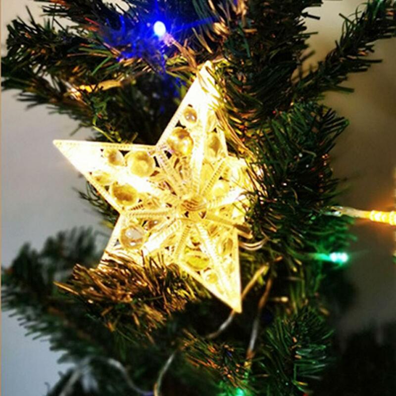 عيد الميلاد نجمة لامعة لشجرة عيد الميلاد زخرفة عيد ميلاد سعيد السنة الجديدة حفلة عيد الميلاد مهرجان شجرة المنزل الديكور