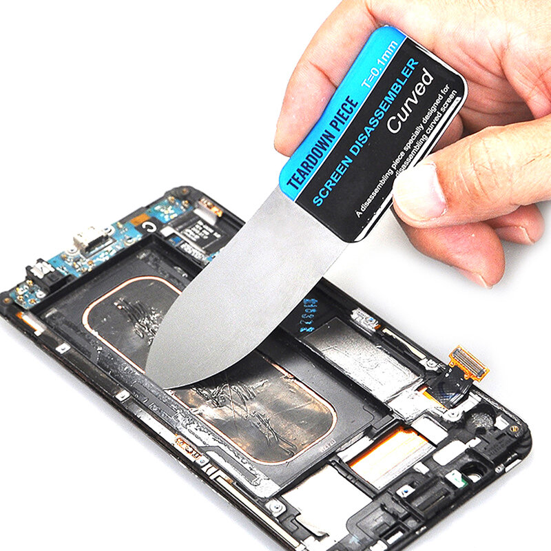 بطاقة الفولاذ المقاوم للصدأ شاشة LCD افتتاح أداة الهاتف المحمول تفكيك أداة إصلاح لإصلاح الهواتف الذكية