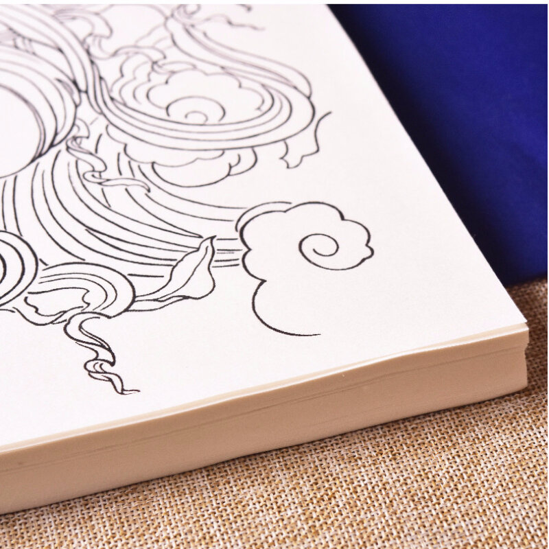 مخطوطة رسم دقيقة صينية مبتدئة برسم فراشة Baimiao مخطوطة رسم مرسومة يدويًا برسم الطيف