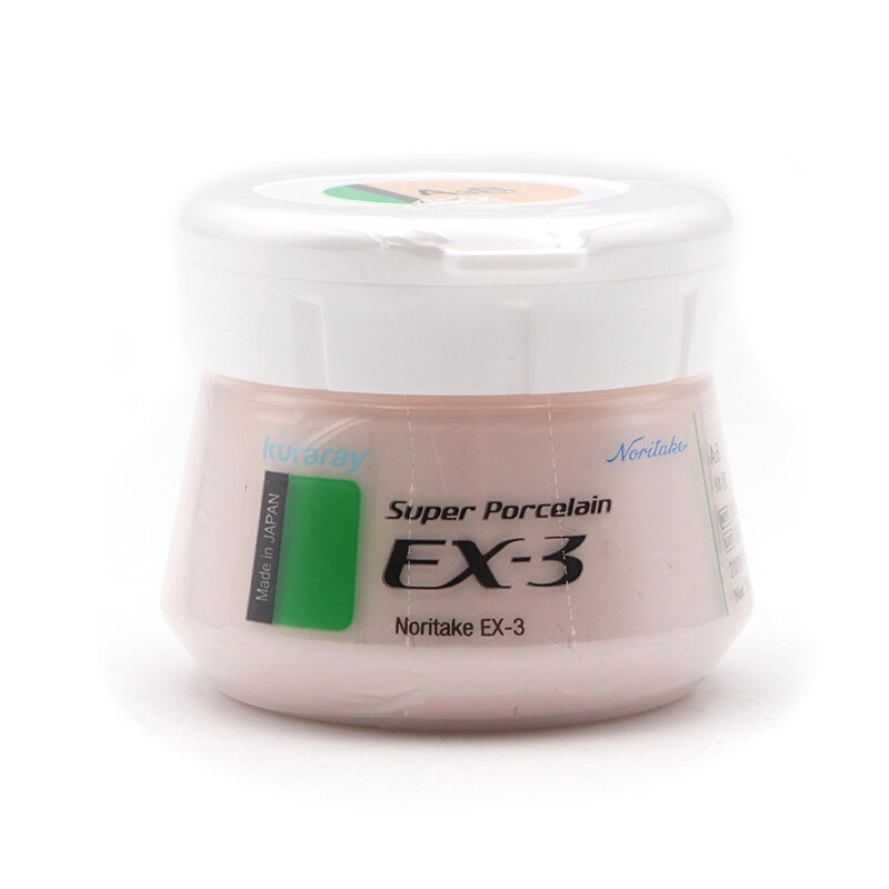 50g/زجاجة نوريتاكي EX-3 مسحوق الخزف المعدني مع مختلف الألوان مادة مختبر الأسنان