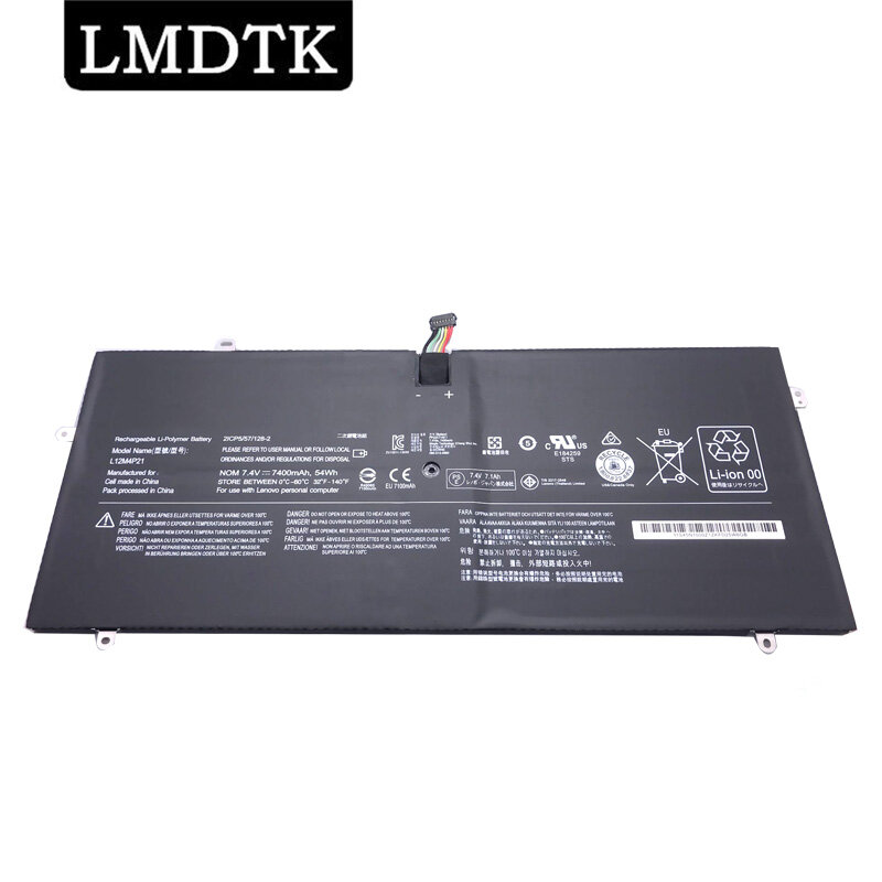 LMDTK-بطارية كمبيوتر محمول لينوفو يوغا 2 برو ، 13 في ، 121500156 ، 2ICP5/57/128-2 ، L13S4P21 ، 2CP5/57/123-2 ، L12M4P21 ، 2CP5/57/123-2 ، 7.4 فولت ، 7400mA, جديد