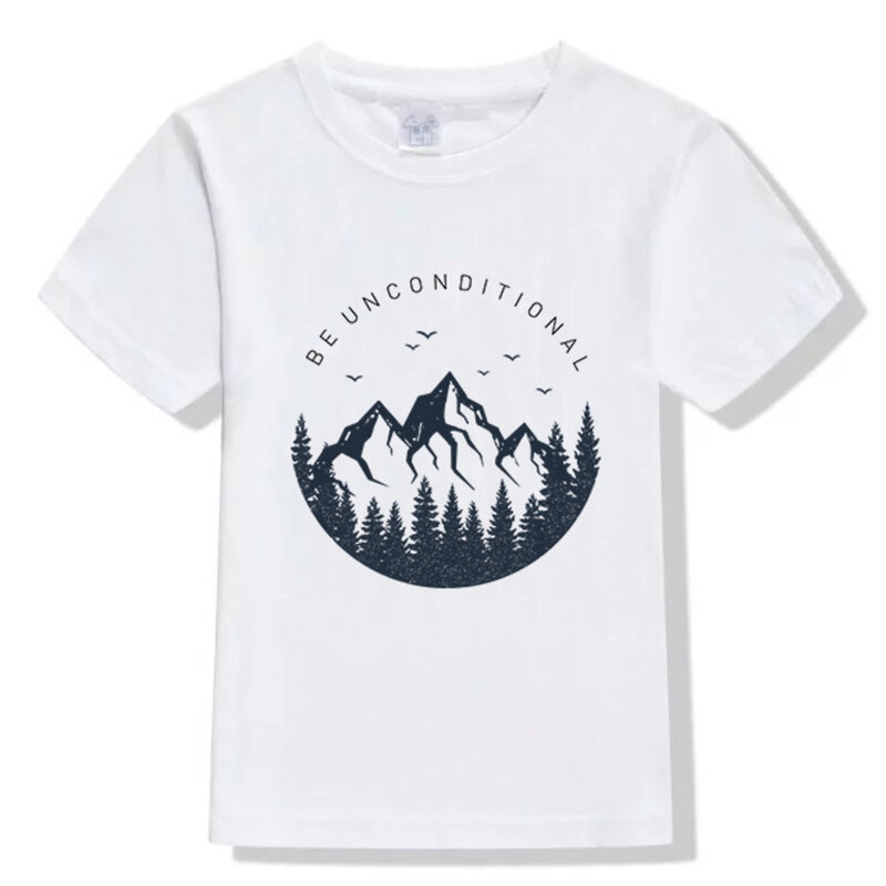الجبال الثلوج Goblet مشهد نقل الحرارة الحديد على ملصقات الصبي T-shirt بها بنفسك تي شيرت شارات الملابس Apploque الصحافة الطباعة ديكور