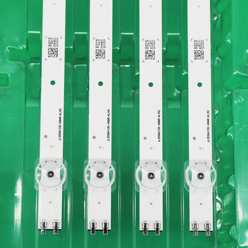 جديد 40 قطعة (20 * R 20 * L) LED الخلفية قطاع لسامسونج UN55TU8200 UN55TU7000 UN55TU8000 JL. D550A1330-408AL-M_V02 BN96-50316A