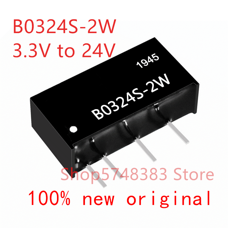 1 قطعة/الوحدة 100% جديد الأصلي B0324S-2W B0324S 2W B0324 3.3V إلى 24V امدادات الطاقة العزلة