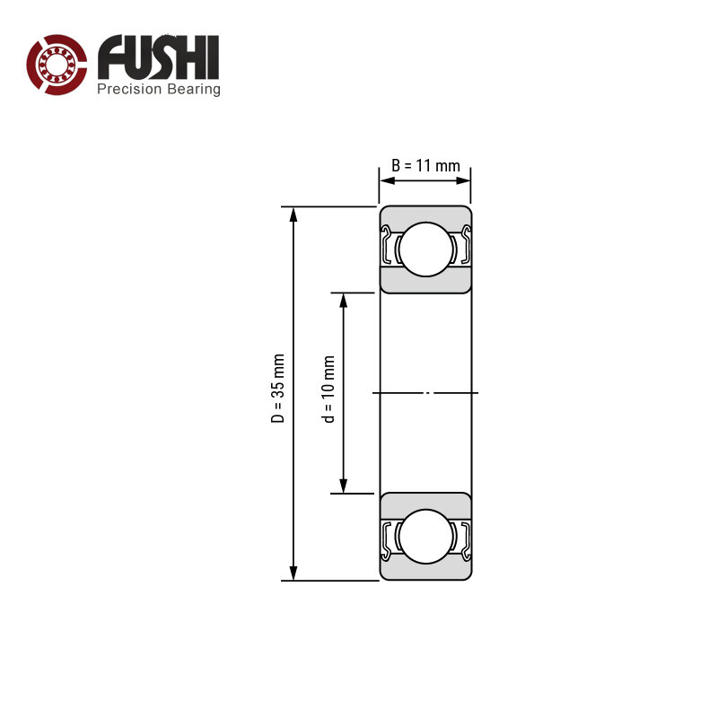 6300ZZ تحمل 10*35*11 ملليمتر ABEC-3 4 قطعة ل منفاخ المكانس المنشار المتقلب الأخدود العميق 6300 Z ZZ الكرات 6300Z