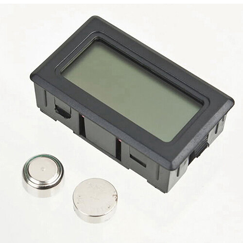 المحمولة الرقمية الصغيرة LCD داخلي مقياس الرطوبة استشعار درجة الحرارة مقياس الرطوبة الاستشعار الثلاجة ميزان الحرارة الرطوبة أسود