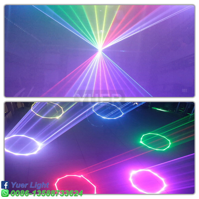 10 واط كامل اللون RGB نمط المسح الضوئي تأثير ضوء المرحلة العارض DMX512 تحكم بالموسيقى DJ ديسكو حفلة موسيقية بار نادي الرقص الطابق