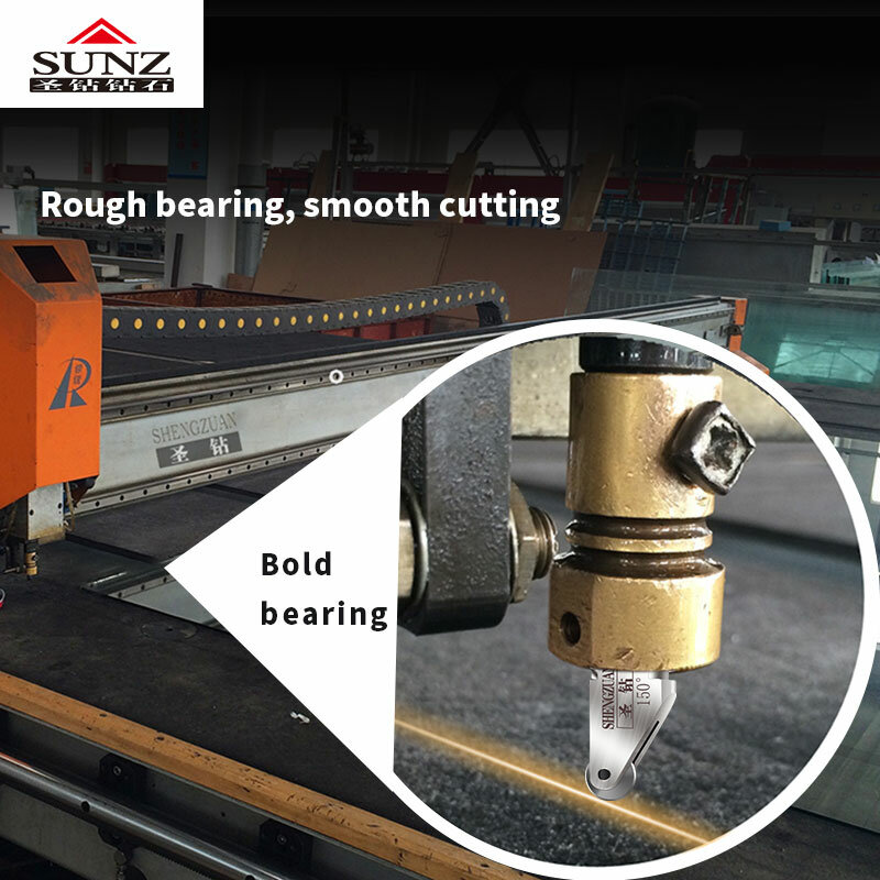يمكن استبدال رأس القطع لآلة قطع الزجاج CNC