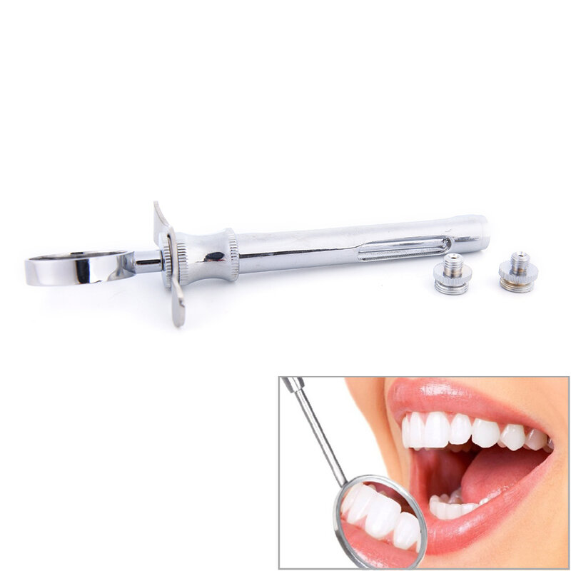 حقنة للأسنان الأسنان التخدير حقنة شفط الفولاذ المقاوم للصدأ طب الأسنان أداة جراحية مع رئيس الأسنان العناية بالأسنان
