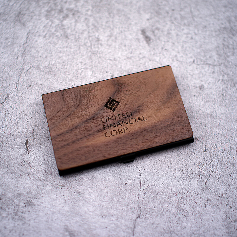 الخشب مكتب حامل بطاقة الأعمال خشبية واضحة شفافة منضدة أكريليك عرض موقف مكتب الملحقات رائجة البيع
