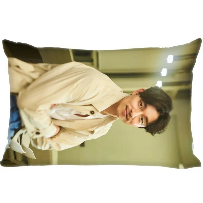 وسادة غونغ يو الممثل غطاء رمي كيس وسادة مستطيل وسادة ل أريكة/المنزل/سيارة ديكور سستة مخصص المخدة