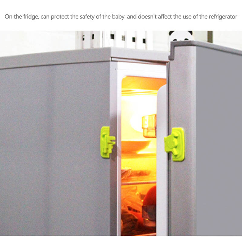 الطفل سلامة الطفل حماية قفل الثلاجة خزانة قفل الباب المحمولة الثلاجة الفريزر أقفال متعددة الوظائف درج الباب السلامة