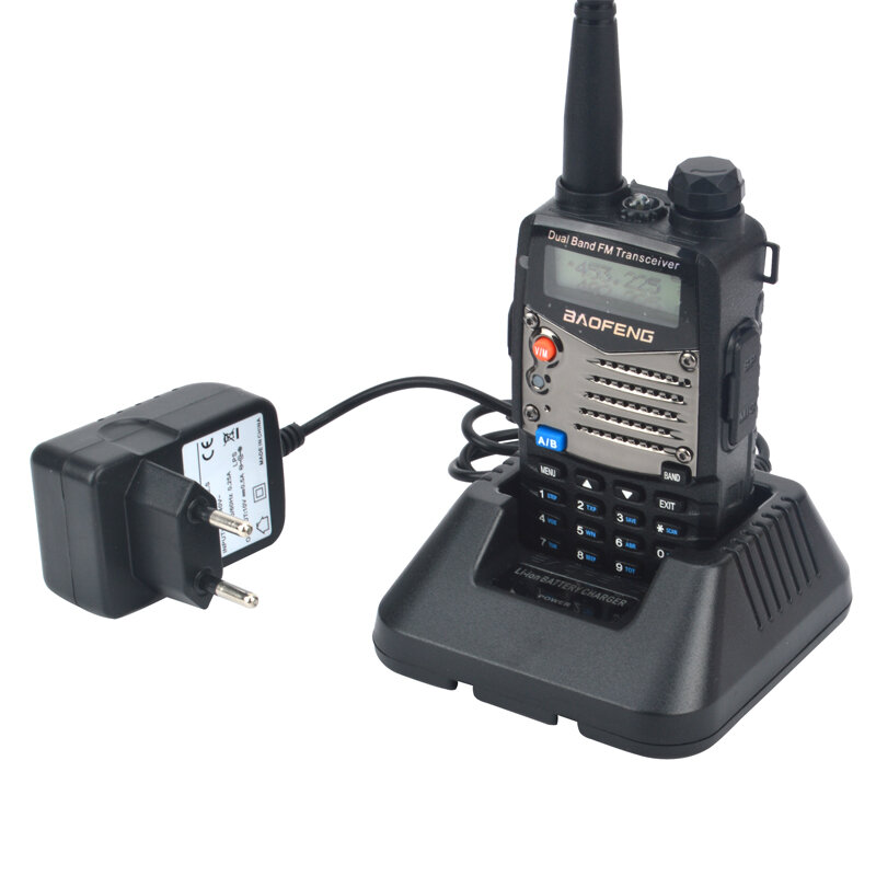 UV-5RA baofeng اسلكية تخاطب ثنائي الموجات VHF UHF المحمولة FM اتجاهين راديو مع سماعة