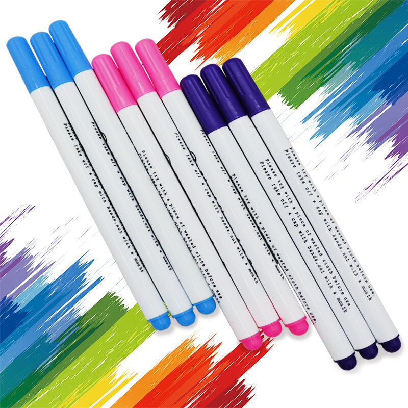 2 قطعة عالية الجودة تختفي القلم السيارات التلاشي القلم المياه علامة قلم وضع علامات قابل للمسح القلم