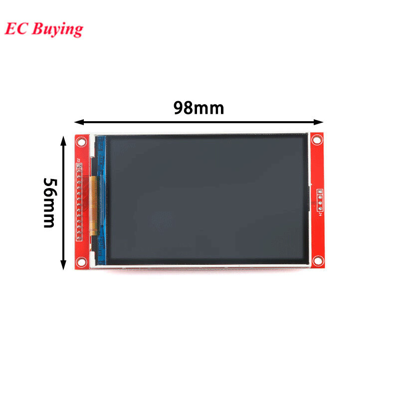 وحدة شاشة ملونة تعمل باللمس ، شاشة SPI TFT LCD ، 1.44 ، 1.8 ، 2.0 ، 2.2 ، 2.4 ، 2.8 ، 3.2 ، 3.5 ، 4.0 "، ILI9341 ، ILI9488 ، 480x320 ، محرك أقراص 240x320
