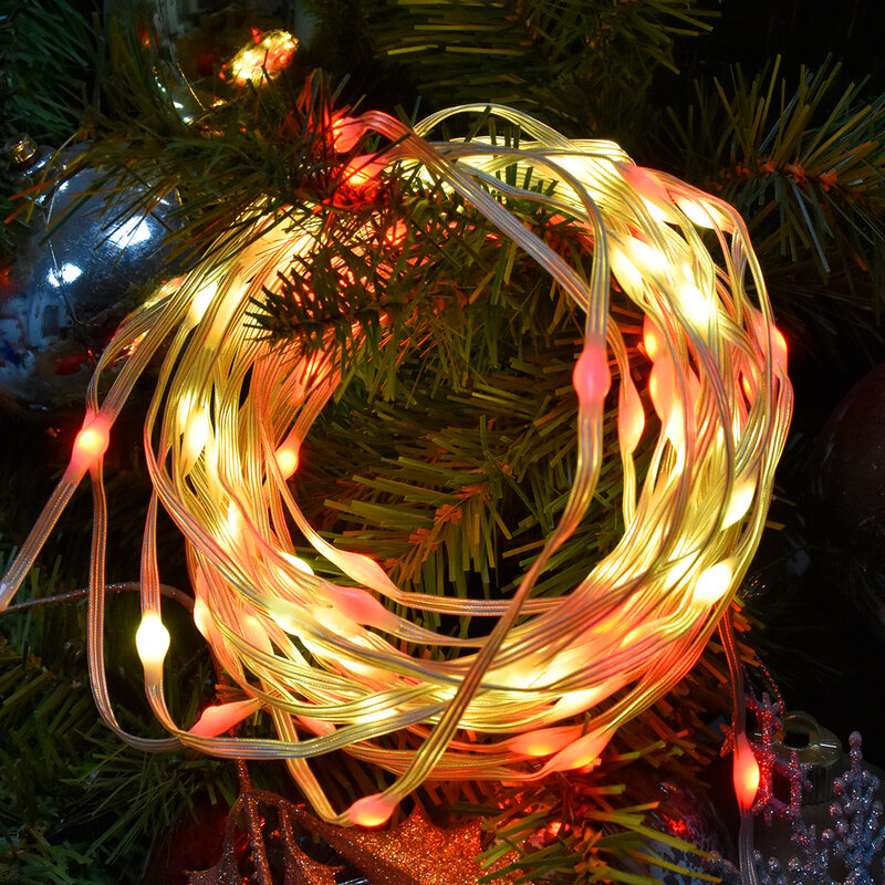 20 متر 200 LED الشمسية ضوء مصابيح خارجية سلسلة أضواء لقضاء عطلة عيد الميلاد المكونات في الطرف مقاوم للماء الجنية أضواء حديقة جارلاند