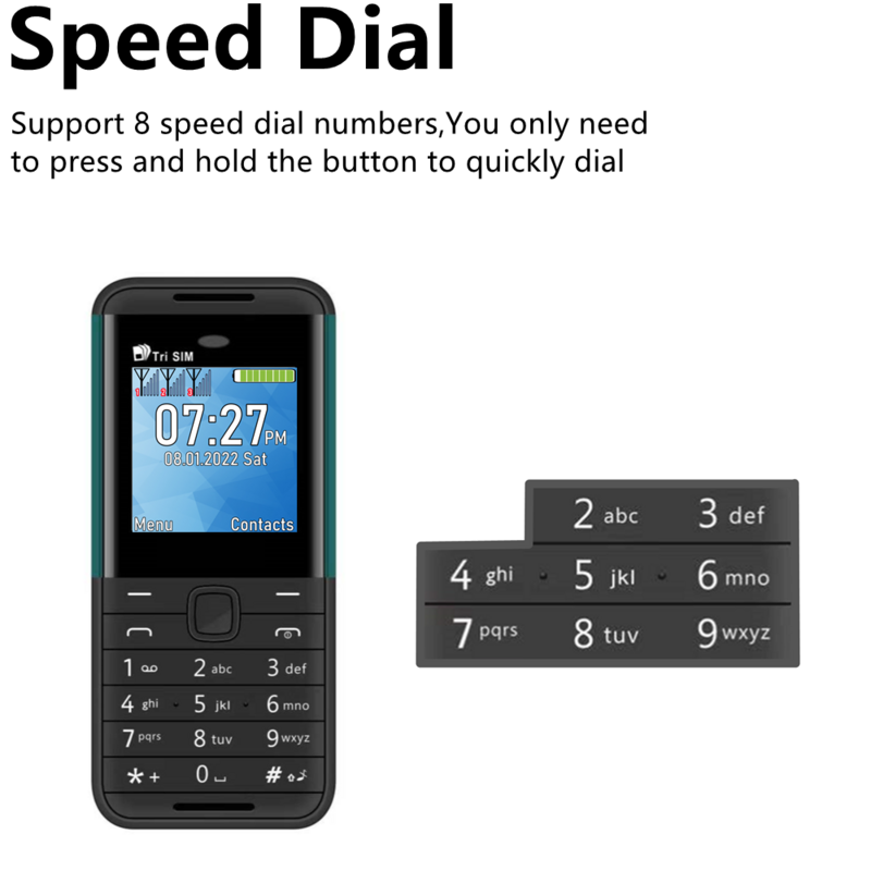 سيرفو 3 بطاقة SIM 3 الاستعداد 1.3 "شاشة صغيرة صغيرة الهاتف المحمول السيارات دعوة مسجل بلوتوث الاتصال الهاتفي سرعة الاتصال ماجيك صوت الهاتف المحمول