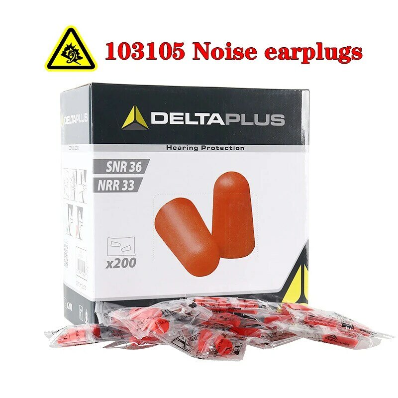 103105 سدادات أذن مضادة للضوضاء إسفنجية على شكل رصاصة عازلة للصوت (SNR)36 \(NRR)33dB دفتر تعليم القراءة واقيات الأذن