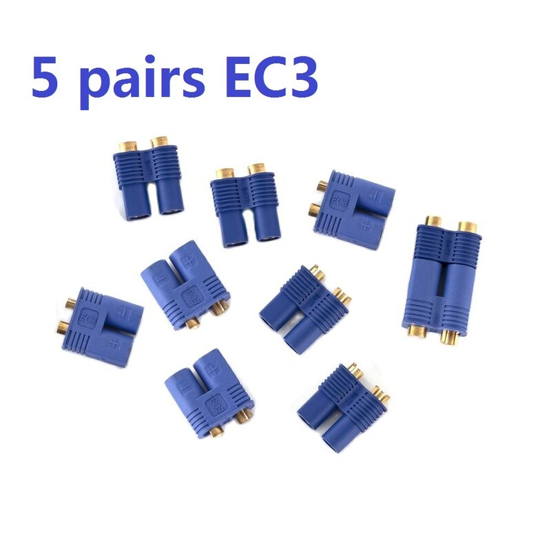 T-Plug رصاصة موصلات ل RC يبو البطارية ، XT60 ، XT60 ، XT60 ، XT30 ، XT90 ، EC3 ، 10 قطعة