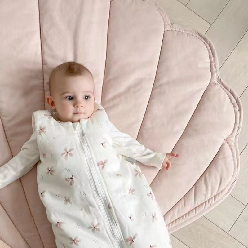 INS الرضع قذيفة شكل الاطفال تلعب غرفة حصيرة الوردي نشاط الطفل مركز اللعب حصيرة الأرضيات الحضانة الزحف البساط