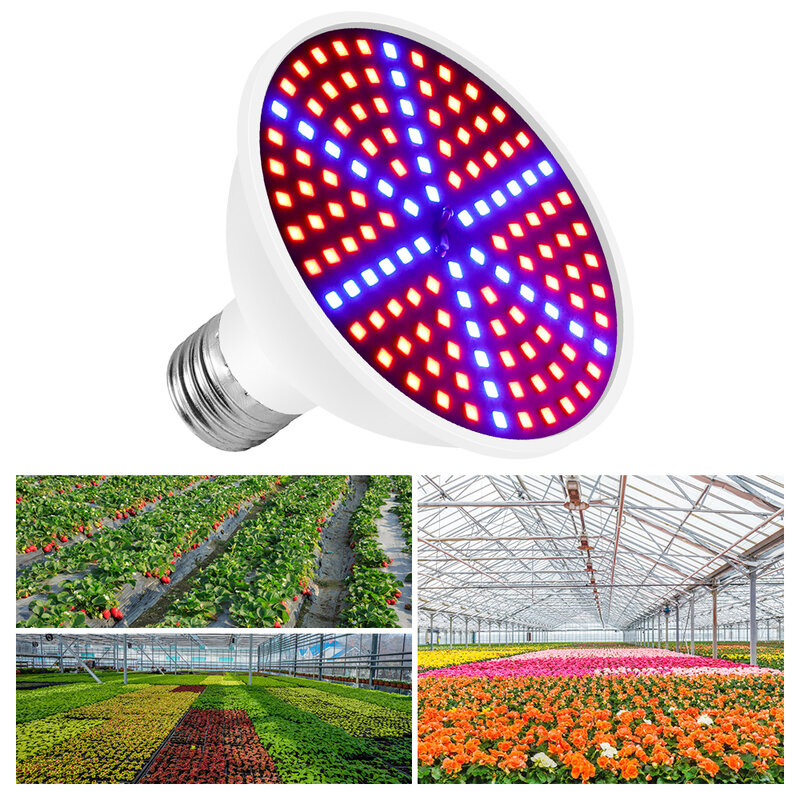 Phytolamp-مصباح نمو LED ، E27 ، 220 فولت ، طيف كامل ، Fitolampe ، 6 واط ، 15 واط ، 20 واط ، مصباح نمو الشتلات ، نظام الزراعة المائية