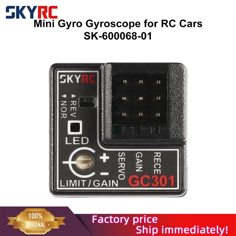 SKYRC الدوران الاستشعار GC301 GC401 4-8.4 فولت مصغرة الدوران الاستشعار جيروسكوب ل RC سيارة التوجيه الناتج التصحيحية انتيجت المدمجة SK-600068