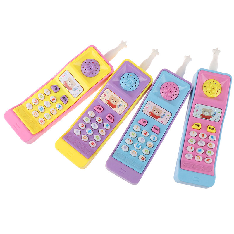 1 قطعة آلة هاتف الاطفال هاتف محمول لعبة آلة التعلم نقطة آلة القراءة البلاستيك الكهربائية دراسة اللعب الصوتية الإلكترونية