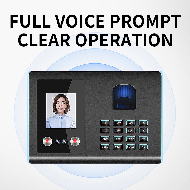 YK-FA01 التعرف على الوجه آلة بطاقة الوقت الوجه تسجيل الدخول آلة بصمة الوجه الكل في واحد الموظف لكمة في الجهاز