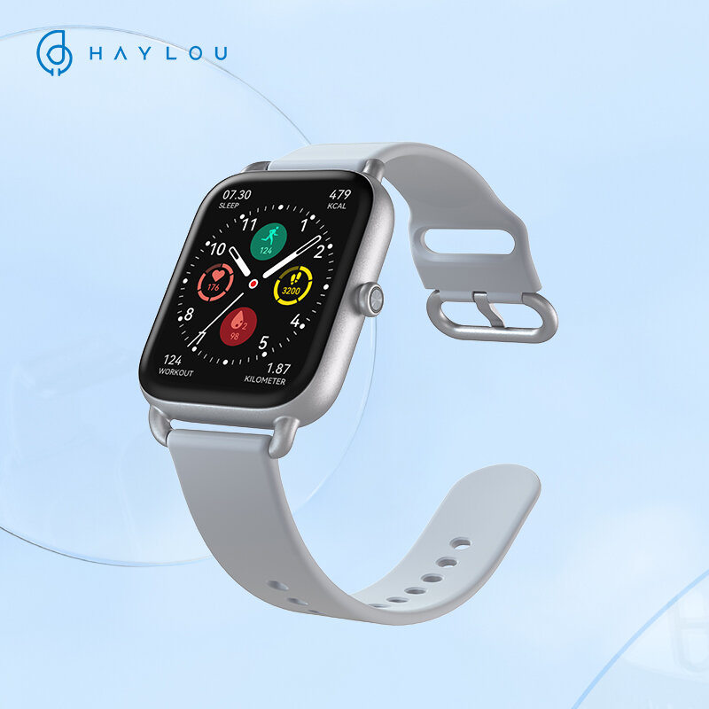 Haylou-RS4 الساعات الذكية ، الإصدار العالمي ، مراقبة الأكسجين في الدم ، 12 نماذج رياضية ، رصد معدل ضربات القلب ، مراقبة النوم ، وجه ساعة مخصصة